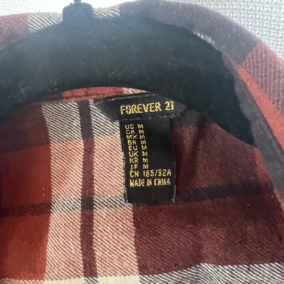 Forever 21 Oversized Flannel - Picture 2 of 2